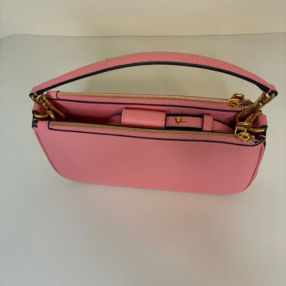 Kate Spade Small Coral Pink Shoulder Bag - Picture 3 of 11